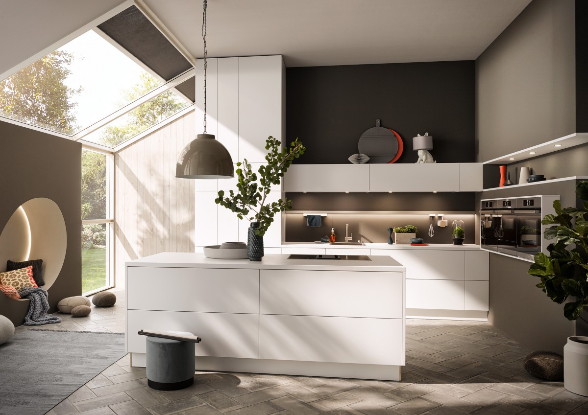 AV2065 Polarweiss grifflos M